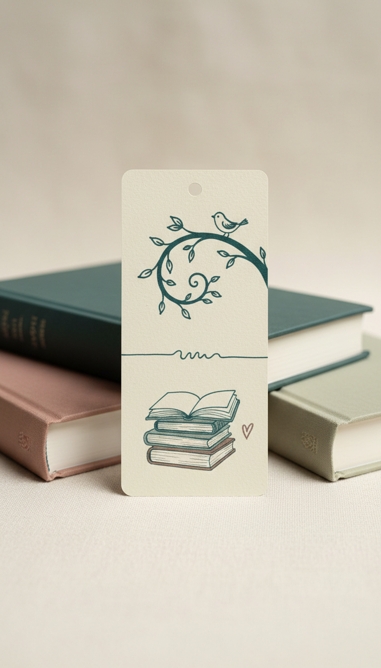 Handwritten Staff Recommendation Bookmark